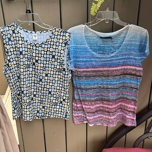 Set of two Prana blouses size large